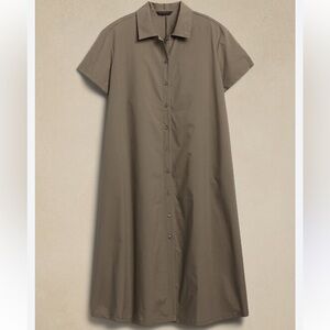 Banana Republic Taupe Midi Dress